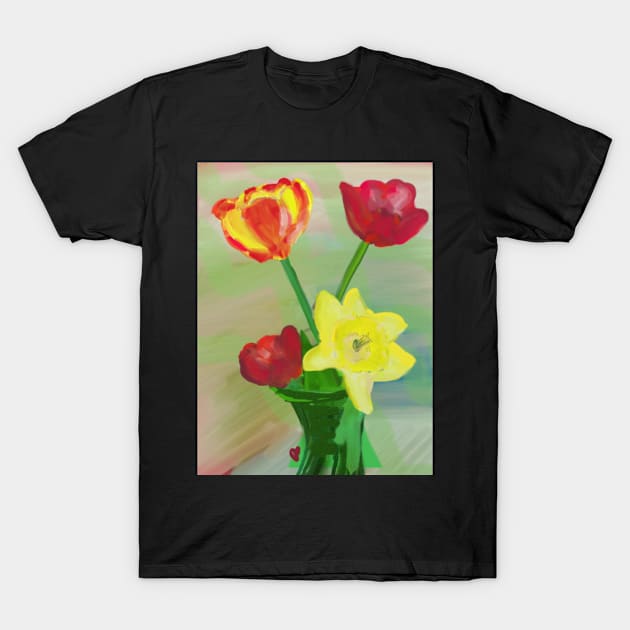 Bouquet For Mom T-Shirt by trishaclarkin